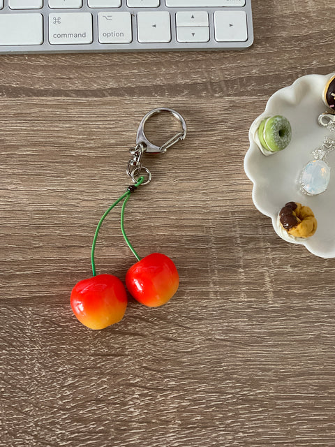 Cherry Keychain