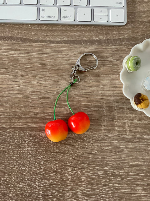 Cherry Keychain