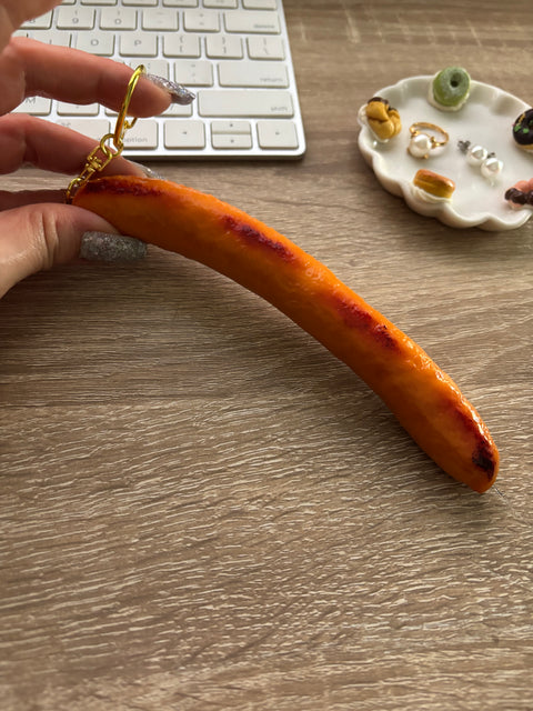 Sausage Keychain
