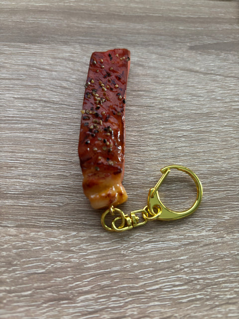 Steak Keychain