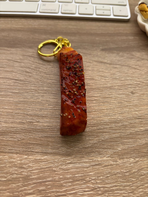 Steak Keychain