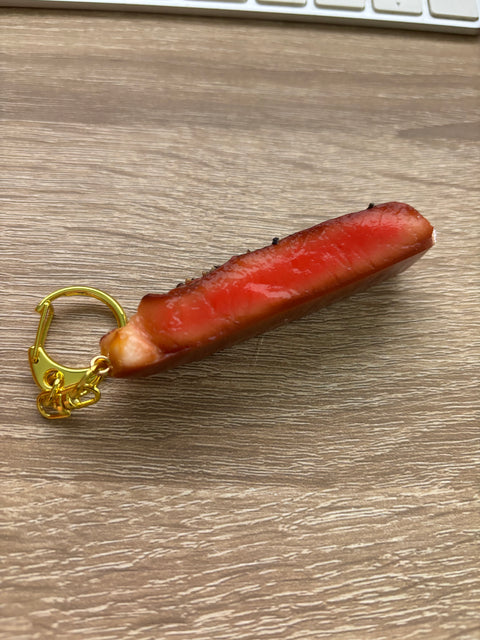Steak Keychain