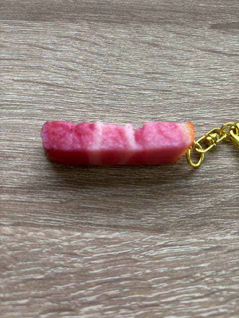 Bacon Keychain Block