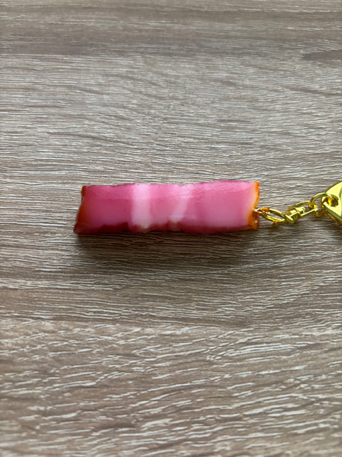 Bacon Keychain Block