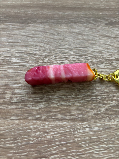 Bacon Keychain Block