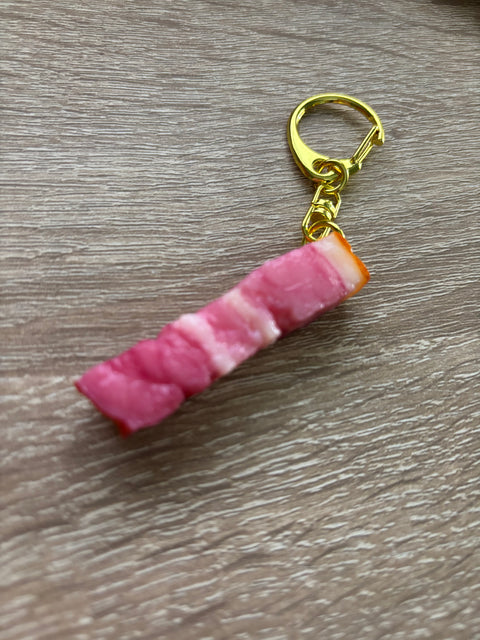 Bacon Keychain Block