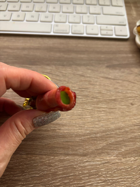 Bacon-Wrapped Asparagus Keychain
