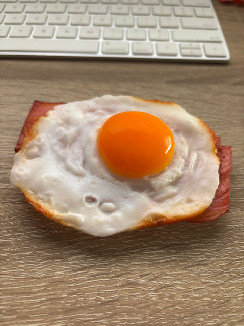 Sunny Side-Up Egg Magnet with Bacon A