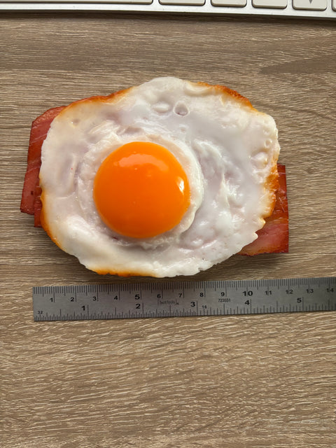 Sunny Side-Up Egg Magnet with Bacon A