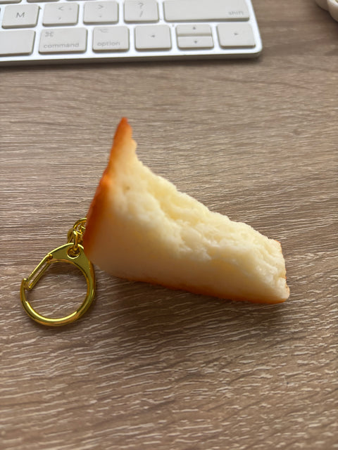 Bitten Loaf Bread Keychain
