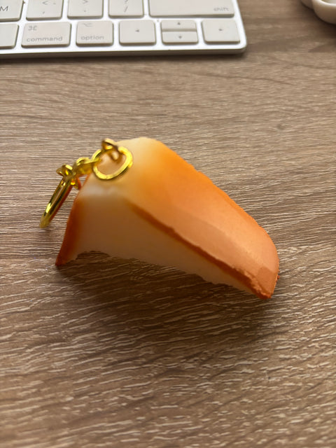 Bitten Loaf Bread Keychain