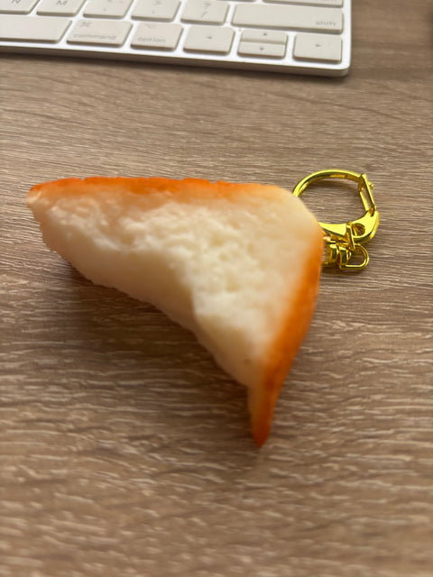 Bitten Loaf Bread Keychain