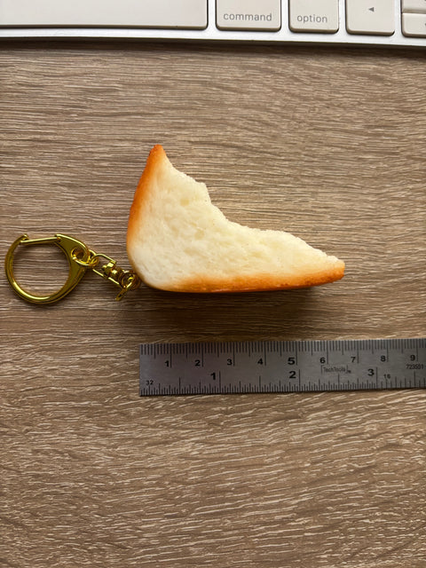 Bitten Loaf Bread Keychain
