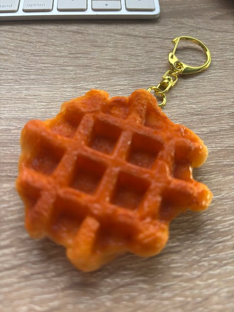 Waffle Keychain