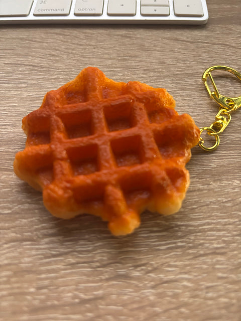 Waffle Keychain