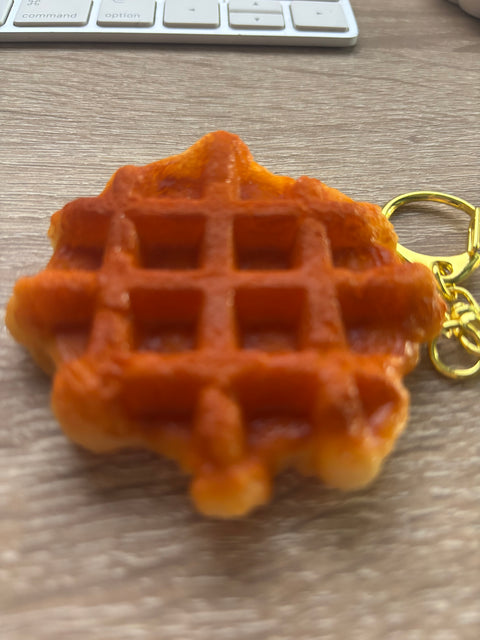Waffle Keychain