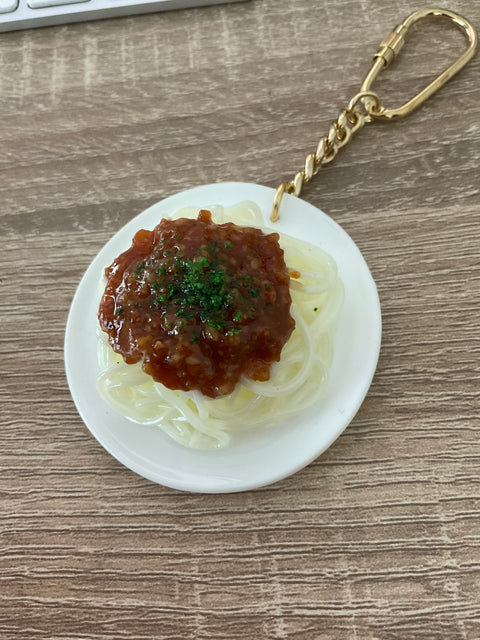 Spaghetti Meat Sauce Keychain