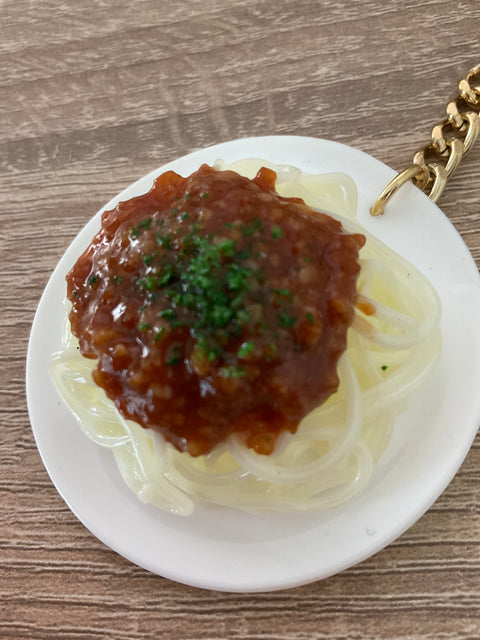 Spaghetti Meat Sauce Keychain