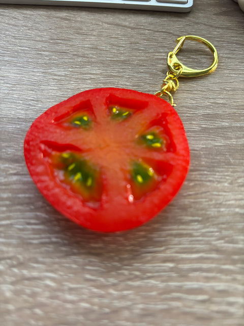 Tomato Keychain slice