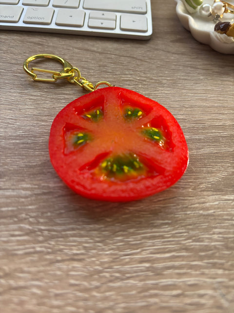 Tomato Keychain slice