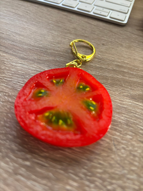 Tomato Keychain slice