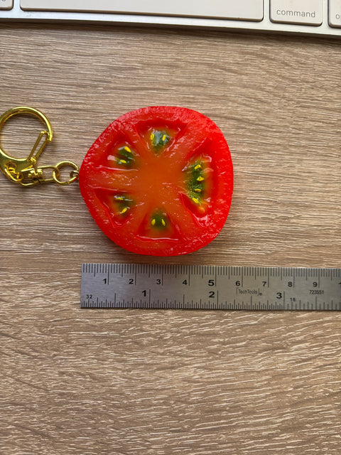 Tomato Keychain slice