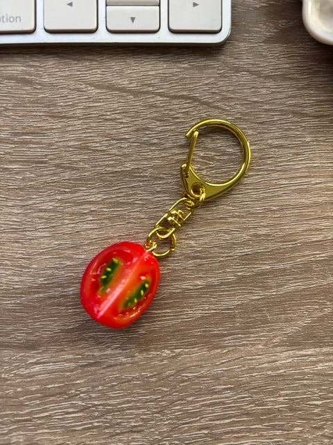 Cherry Tomato Keychain Quarter