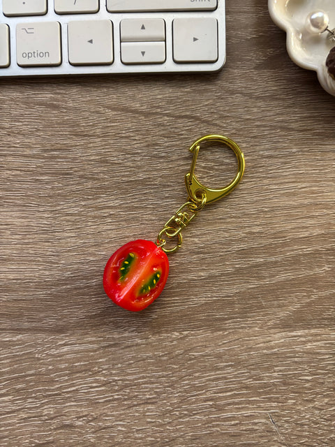 Cherry Tomato Keychain Quarter