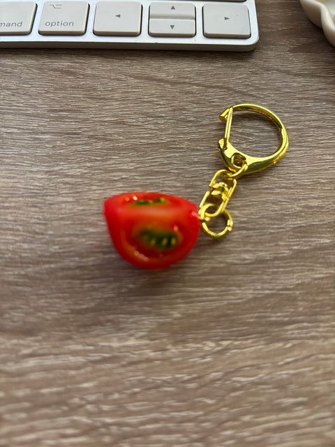 Cherry Tomato Keychain Quarter