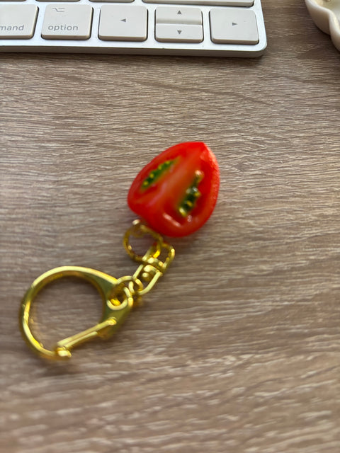 Cherry Tomato Keychain Quarter
