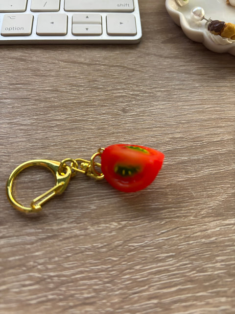 Cherry Tomato Keychain Quarter