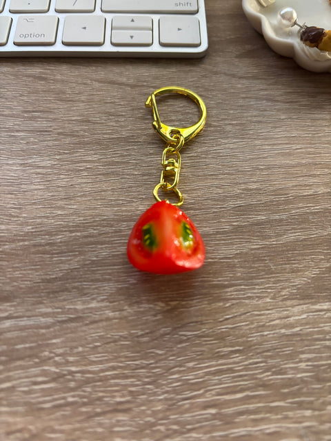 Cherry Tomato Keychain Quarter
