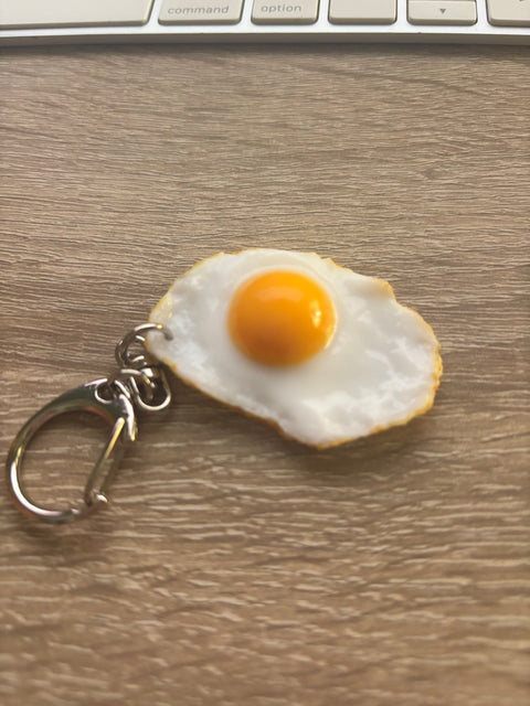 Sunny Side-Up Egg Keychain Small