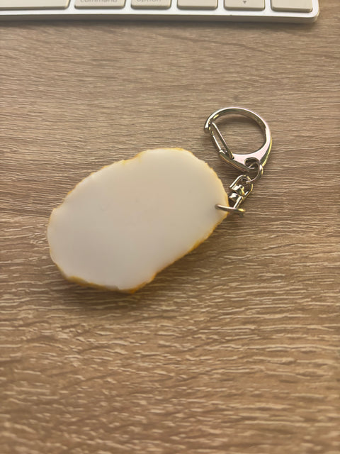 Sunny Side-Up Egg Keychain Small