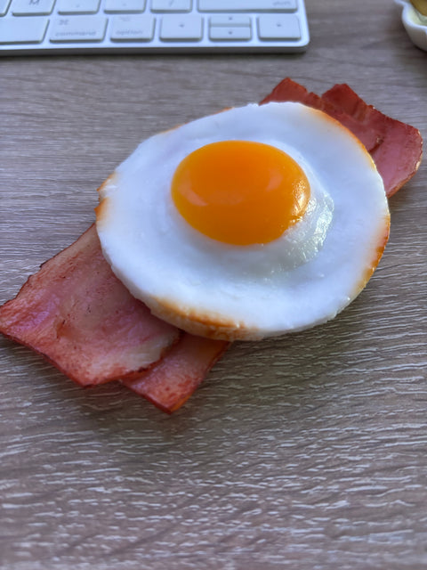 Sunny Side-Up Egg Magnet with Bacon B