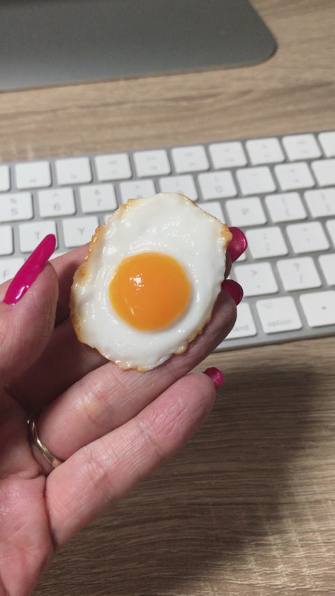 Sunny Side-Up Egg Magnet Small