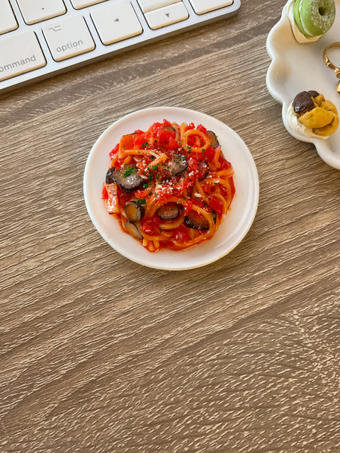 Spaghetti with Eggplant and Tomato Magnet