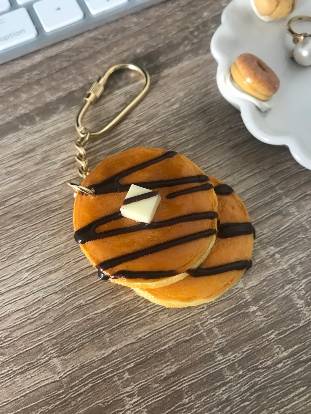Pancake Keychain Chocolate – P FACTORY