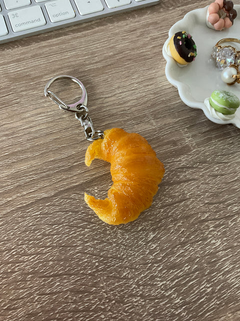 Croissant Keychain